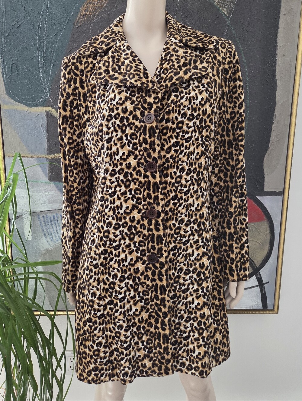 Jax | Animal Print Corduroy Jacket